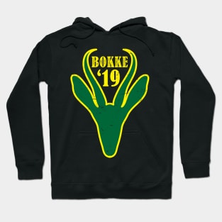 springbok Face South Africa 2019 Green & Gold Hoodie